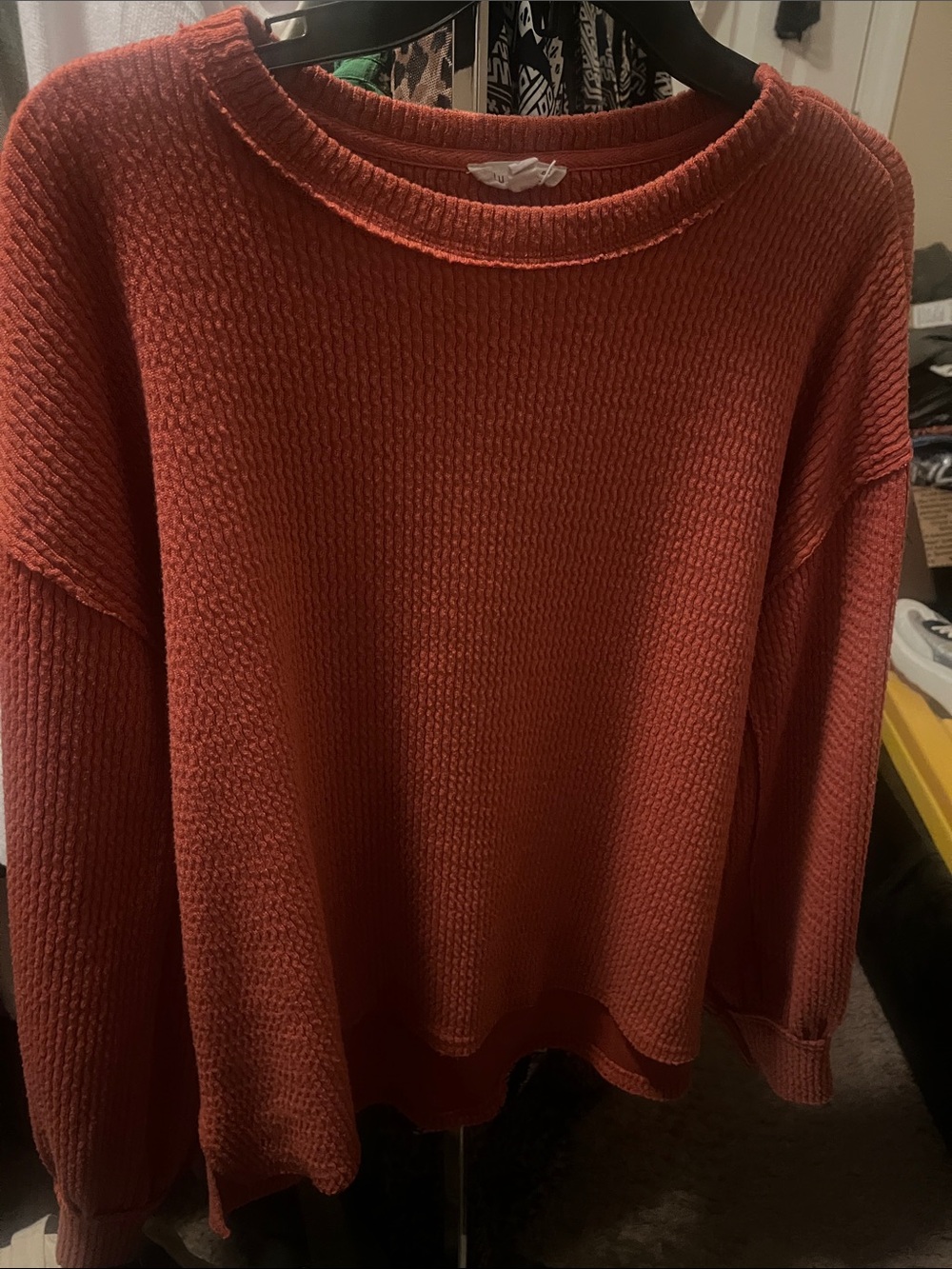 Orange
Ribbed Crewneck Sweater - Classic Women’s Knit - Picture 2 of 4